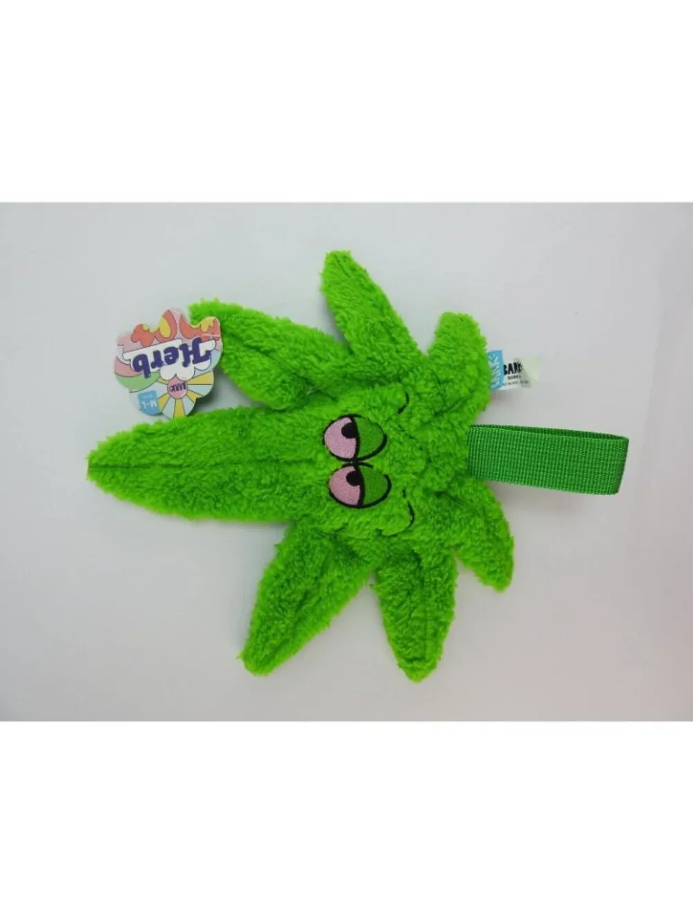 BARK Dog Toys Hemp Plush Dog Toy Set 4 20 Leaf Joint Kush Funny NWT 3pc Lot